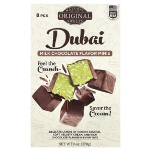 Original Natural Sweets Minis de Chocolate ao Leite de Mumbai 8 Unidades 170 g (6 oz)