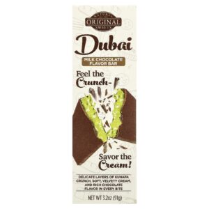 Original Natural Sweets Barra de Chocolate ao Leite de Mumbai 91 g (32 oz)