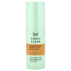 Rael Miracle Clear Esfoliante Iluminador com Ácido Triplo Sem Perfume 50 ml (17 fl oz)