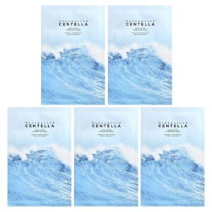 SKIN1004 Madagascar Centella Hyalu-Cica Máscara Hidratante de Beleza 5 Folhas 23 ml (077 fl oz) Cada