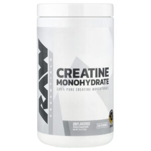 Raw Nutrition Essentials Creatina Mono-Hidratada Sem Sabor 510 g (18 oz)