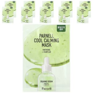 Parnell Máscara de Beleza Calmante e Refrescante com Pantenol 10 Máscaras 20 g (07 oz) Cada