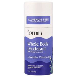 fomin Desodorante para o Corpo Inteiro Sem Alumínio Camomila e Lavanda 50 g (176 oz)