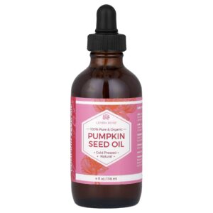 Leven Rose Óleo da Semente de Abóbora 100% Puro e Orgânico 118 ml (4 fl oz)