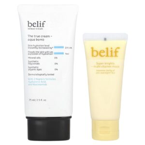 belif The True Cream Aqua Bomb Conjunto Especial 2 Unidades