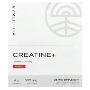 Cymbiotika Creatina+ Framboesa 20 Sachês (30 ml)