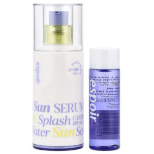 Espoir Sérum Solar Water Splash FPS 50+ PA+++ e Óleo de Limpeza para Maquiagem Conjunto de 2 Unidades