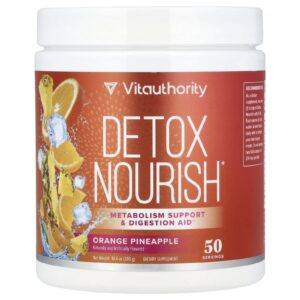 Vitauthority Detox Nourish Laranja e Abacaxi 300 g (106 oz)
