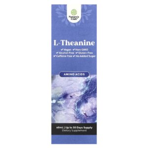 Natures Craft L-Theanine Sem Álcool 60 ml