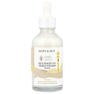 Mary & May Seoul Edition Rice Niacin Sérum de Vitaminas Triplas a 10% 80 ml (27 fl oz)