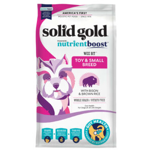 Solid Gold Wee Bit™ Para Cães de Brinquedo e Raças Pequenas Bisão e Arroz Integral 17 kg (375 lb)