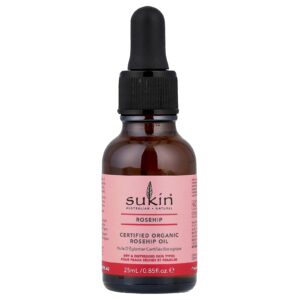 Sukin Óleo de Rosa-Mosqueta Orgânico Certificado Peles Secas e Irritadas 25 ml (085 fl oz)