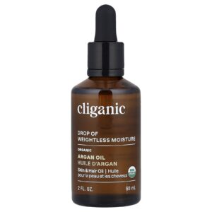 Cliganic Óleo de Argão Orgânico Para Peles Mistas 60 ml (2 fl oz)