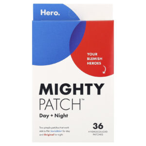 Hero Cosmetics Mighty Patch™ Dia + Noite 36 Adesivos de Hidrocoloide