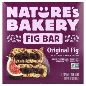 Natures Bakery Barra de Figo Figo Original 6 Embalagens Duplas 57 g (2 oz) Cada