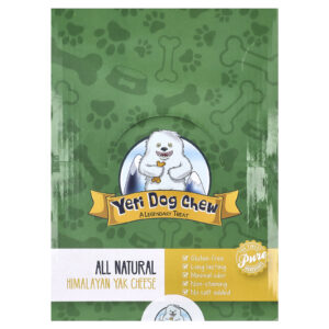 Yeti Dog Chew Queijo de Iaque do Himalaia Para Cães Grande 3 lbs
