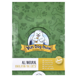 Yeti Dog Chew Queijo de Iaque do Himalaia Para Cães Médio 3 lbs