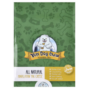 Yeti Dog Chew Queijo de Iaque do Himalaia Para Cães Manga 3 lbs