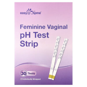 Easy@Home Tira de Teste de pH Vaginal Feminino 30 Testes