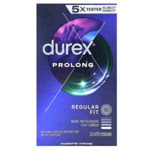 Durex Prolong Fixação Regular 12 Preservativos de Látex