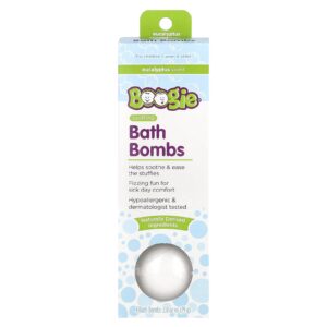 Boogie Wipes Soothing Bath Bombs Eucalyptus 3 Bath Bombs 2.8 oz (79 g) Each