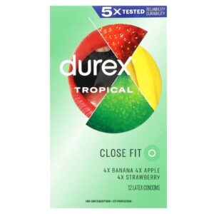 Durex Tropical Ajuste Ideal 12 Camisinhas de Látex