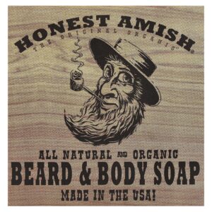 Honest Amish Sabonete Original em Barra para Corpo e Barba 1 Barra