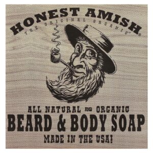 Honest Amish Sabonete em Barra 1 Barra para Corpo e Barba Snick