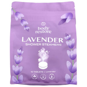 Body Restore Vapores para Banho Lavanda 15 Comprimidos 132 oz