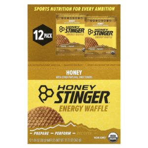 Honey Stinger Waffle Energético Mel 12 Waffles 30 g (106 oz) Cada
