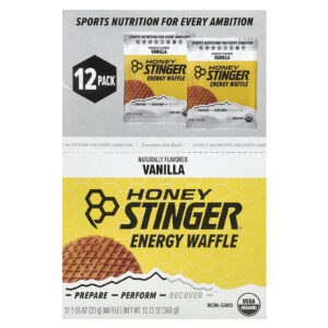 Honey Stinger Waffle Energético Baunilha 12 Waffles 30 g (106 oz) Cada