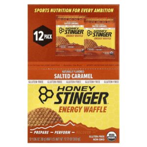 Honey Stinger Waffle Energético Caramelo Salgado 12 Waffles 30 g (106 oz) Cada