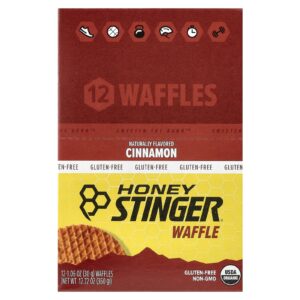 Honey Stinger Waffle Energético Canela 12 Waffles 30 g (106 oz) Cada