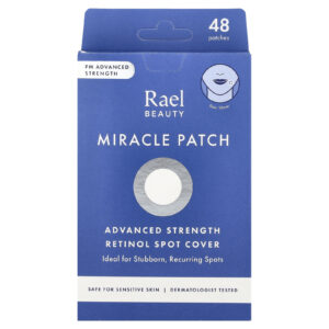Rael Miracle Patch Cobertura de Manchas de Retinol de Potência Avançada 48 Adesivos