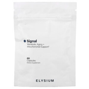 Elysium Signal Envelhecimento Metabólico + Suporte Mitocondrial 60 Cápsulas