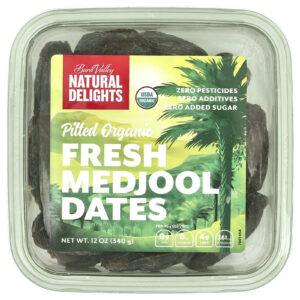 Natural Delights Tâmaras Medjool Frescas Orgânicas sem Caroço 340 g (12 oz)