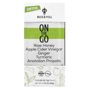 Bee & You On The Go Detox 7 Embalagens 7 g (025 oz) Cada