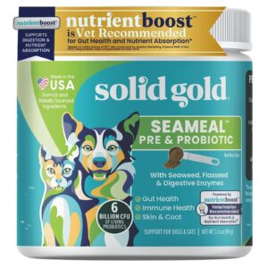 Solid Gold Prebiótico e Probiótico SeaMeal™ Para Cães e Gatos 99 g (35 oz)