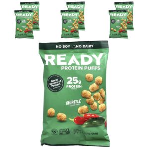 Ready Puffs de Proteína Chipotle 6 Sacos 78 g (275 oz) Cada
