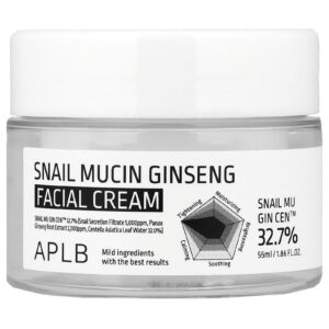 APLB Creme Facial de Mucina de Caracol e Ginseng 55 ml (186 fl oz)