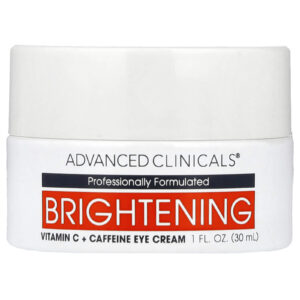 Advanced Clinicals Creme para a Área dos Olhos Iluminador com Vitamina C + Cafeína 30 ml (1 fl oz)