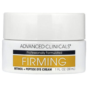 Advanced Clinicals Creme Firmador para a Área dos Olhos de Retinol + Peptídeo 30 ml (1 fl oz)