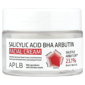 APLB Creme Facial Arbutin BHA Ácido Salicílico 55 ml (186 fl oz)