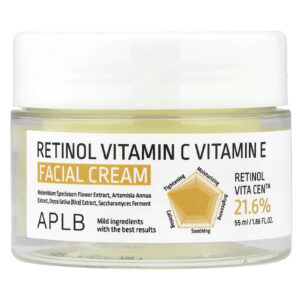 APLB Vitamina C de Retinol Creme Facial com Vitamina E 55 ml (186 fl oz)