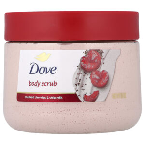 Dove Esfoliante Corporal Cerejas Trituradas e Leite de Chia 425 g (15 oz)