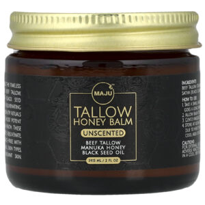 Maju Superfoods Bálsamo de Mel de Sebo Sem Perfume 5915 ml (2 fl oz)