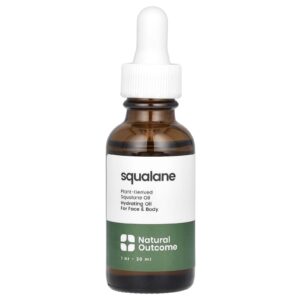 Natural Outcome Esqualano Óleo Hidratante para Rosto e Corpo Sem Perfume 30 ml (1 oz)