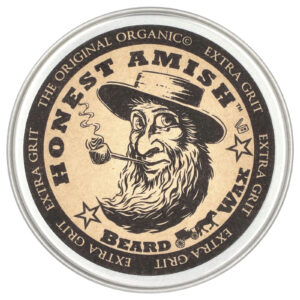 Honest Amish Maior Granulação! Cera para Barba 60 ml (2 oz)
