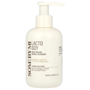 SOME BY MI Lacto Soy Esfoliante Suave com Bolhas de Limpeza 180 ml (608 fl oz)