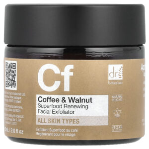 Dr. Botanicals Esfoliante Facial Renovador de Superalimentos de Café e Nozes 60 ml (2 fl oz)